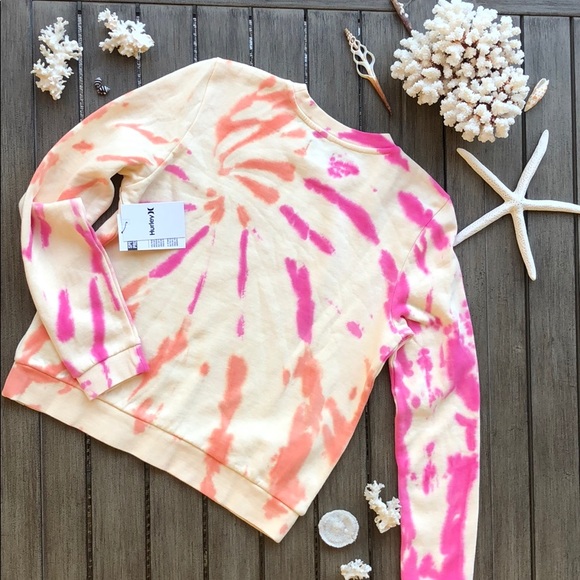 🌴🌼HURLEY- TIE DYE SWEATSHIRT🌼🌴 - Picture 11 of 11